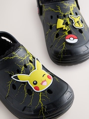 Black Pokemon Warm Lined Slipper Clogs - Image 4 of 5