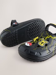 Black Pokemon Warm Lined Slipper Clogs - Image 5 of 5
