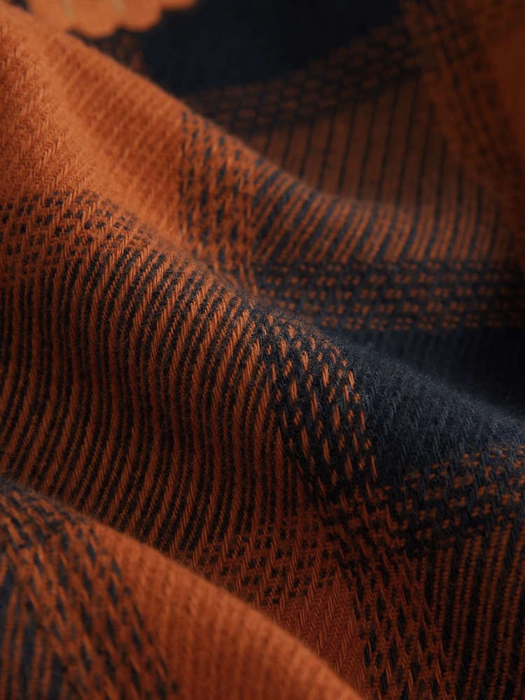 Rust/Black Halloween Long Sleeve Check Shirt and T-Shirt Set (3mths-7yrs) - Image 11 of 11