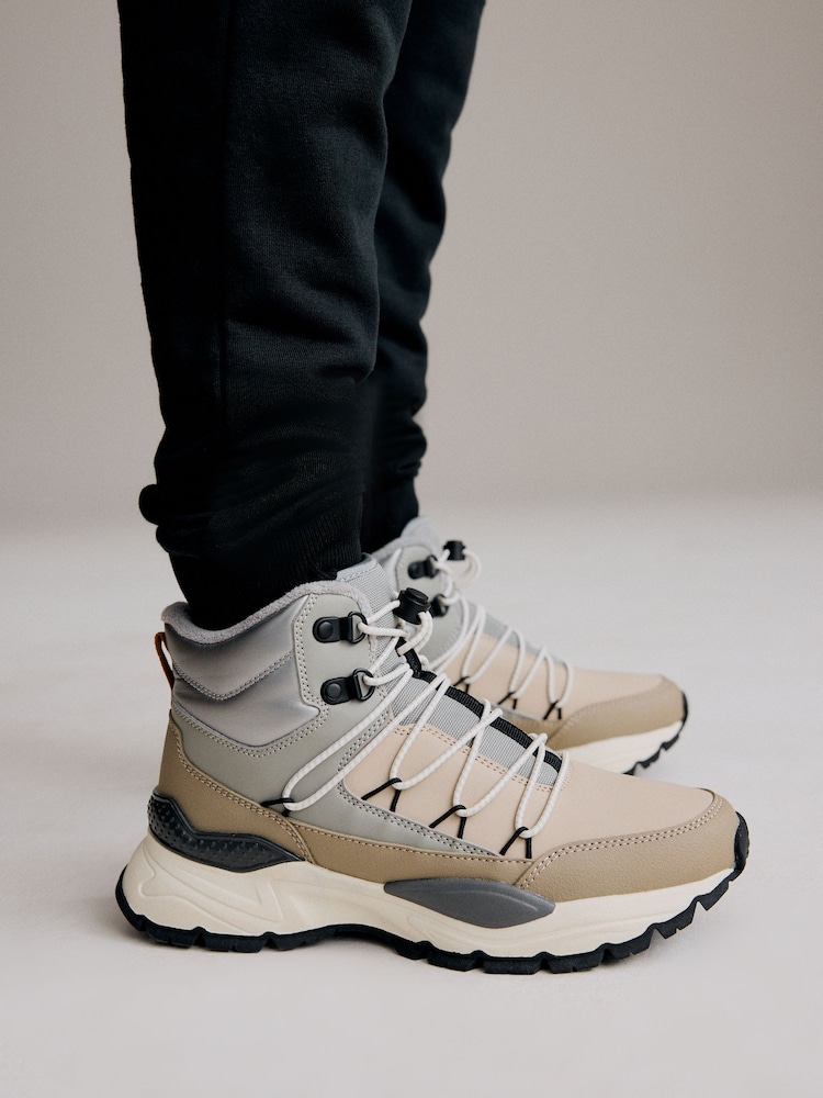 Grey Water Resistant Pull On Boots - Image 1 of 9