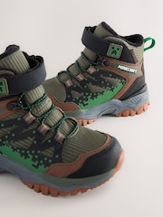 Khaki Green Minecraft Waterproof Walking Boots - Image 3 of 5