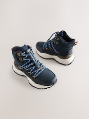 Navy Blue Water Resistant Pull On Boots - Image 1 of 5