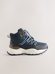 Navy Blue Water Resistant Pull On Boots - Image 2 of 5