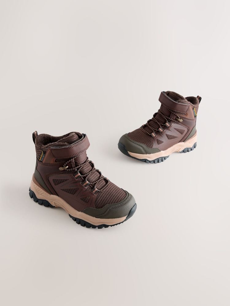 Brown Waterproof Walking Boots - Image 2 of 6