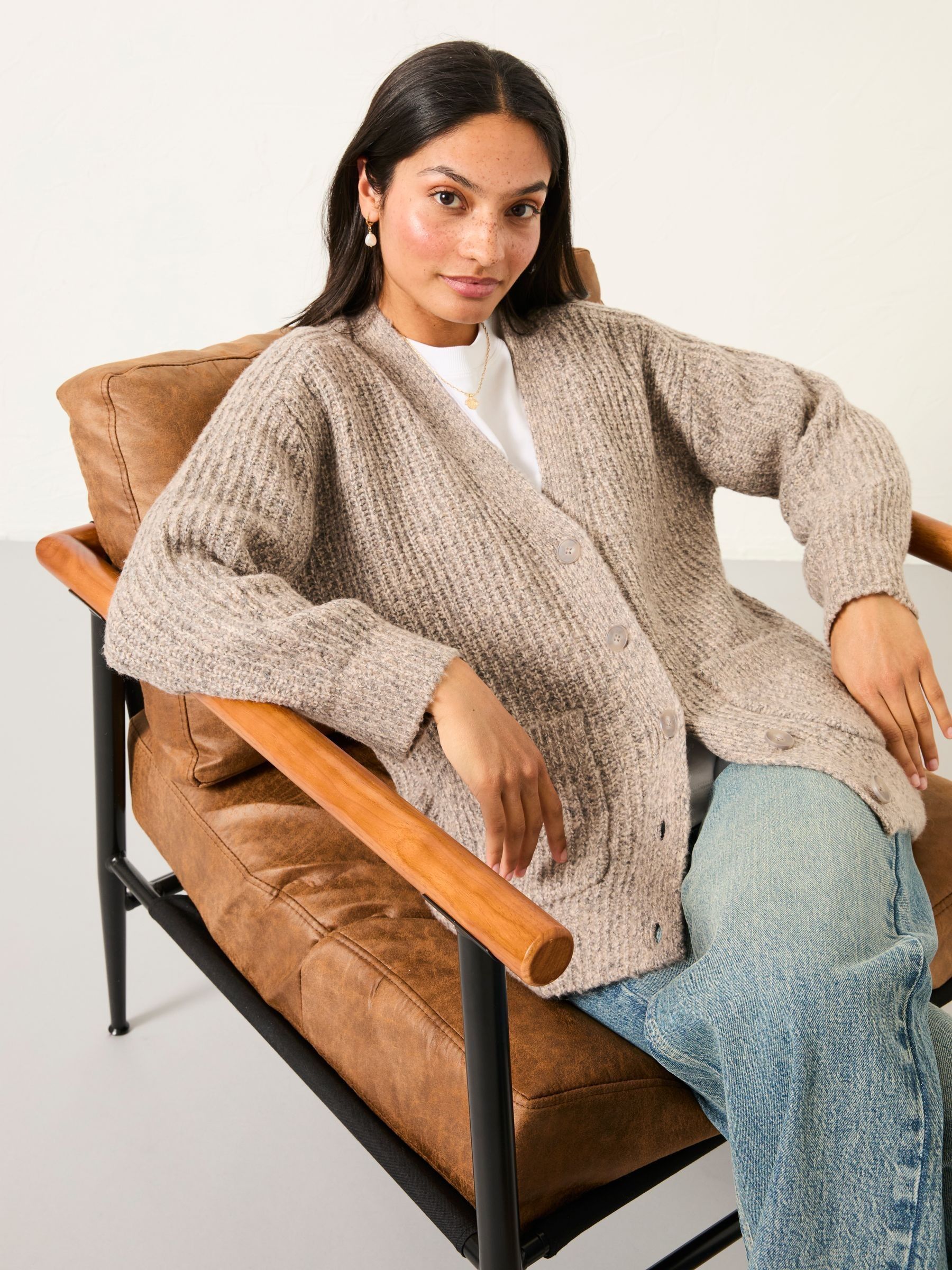 Comprar Cardigan de malha oversized FatFace from Next Brazil