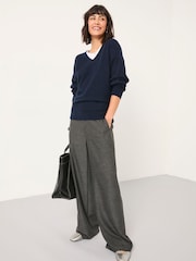 FatFace Bella Dark Navy Batwing Knitted Jumper - Image 5 of 6