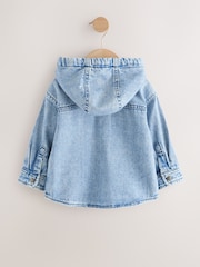 Mid Blue Denim Hooded Overshirt (3mths-7yrs) - Image 14 of 22