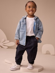 Mid Blue Denim Hooded Overshirt (3mths-7yrs) - Image 16 of 22