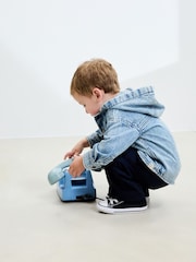 Mid Blue Denim Hooded Overshirt (3mths-7yrs) - Image 19 of 22