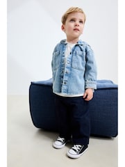 Mid Blue Denim Hooded Overshirt (3mths-7yrs) - Image 2 of 22