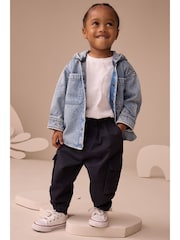 Mid Blue Denim Hooded Overshirt (3mths-7yrs) - Image 8 of 22