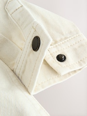 Ecru Bear Twill Hooded Overshirt and T-Shirt Set (3mths-7yrs) - Image 12 of 15