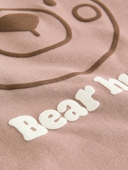 Ecru Bear Twill Hooded Overshirt and T-Shirt Set (3mths-7yrs) - Image 14 of 15