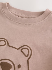 Ecru Bear Twill Hooded Overshirt and T-Shirt Set (3mths-7yrs) - Image 15 of 15