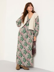FatFace Ivory Tulip Knitted Waistcoat - Image 4 of 5