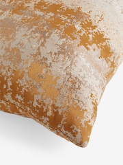 Ochre Yellow 59 x 59cm Abstract Jacquard Cushion - Image 5 of 5