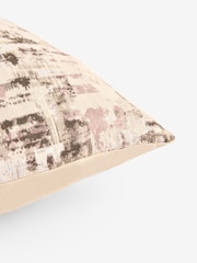 Pale Pink Timeless Chic Woven Abstract Cushion - Image 5 of 5