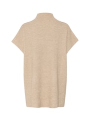 Cream Loose Fit Natural CRStari Slipover Turtleneck Jumper - Image 5 of 5