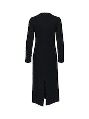 Soaked in Luxury SLDauphine Long Sleeves Black Midi Dress - Image 4 of 4