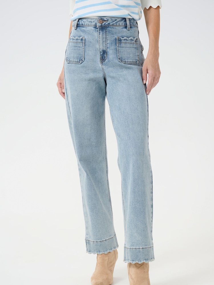 Cream Blue CRGiselle Straight Leg Denim Jeans - Image 1 of 6