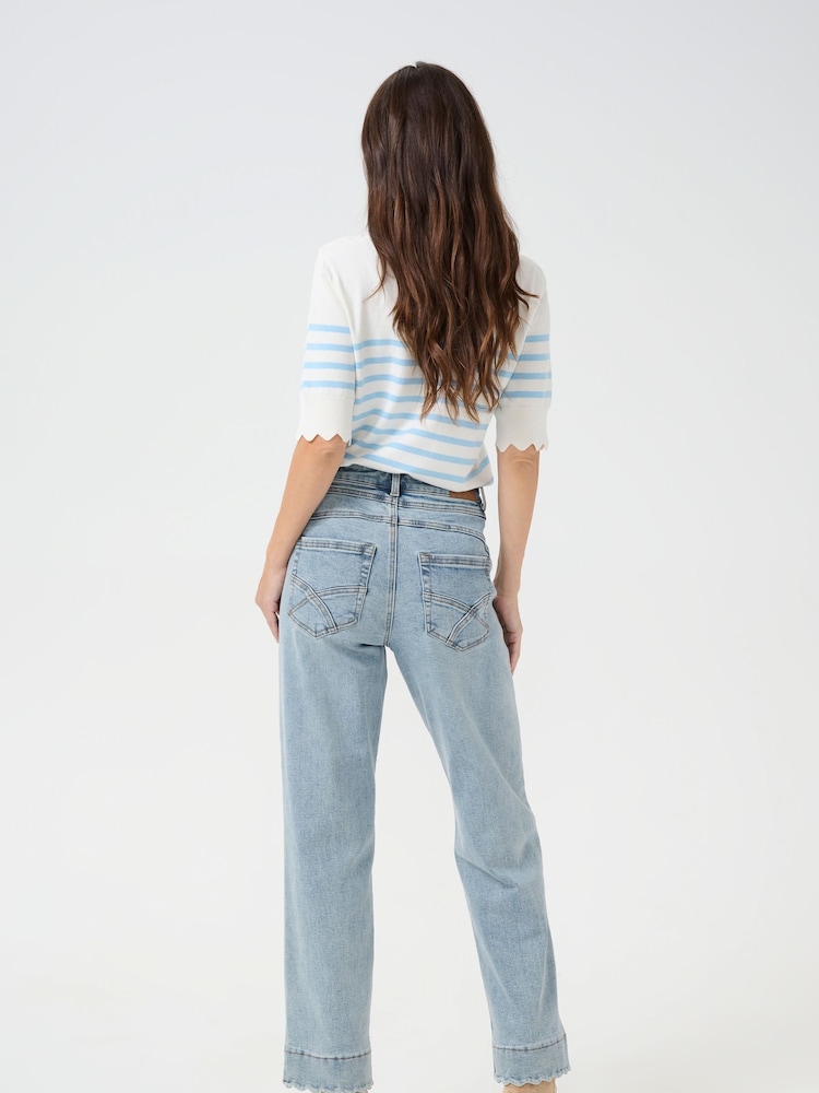 Cream Blue CRGiselle Straight Leg Denim Jeans - Image 2 of 6
