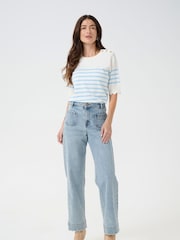 Cream Blue CRGiselle Straight Leg Denim Jeans - Image 3 of 6