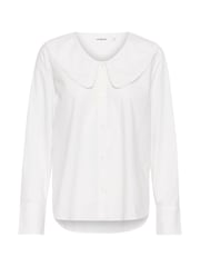 Soaked in Luxury SLDivia Puritan Collar Long Sleeve 100% Cotton White Shirt - Image 5 of 6