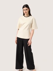 Soaked in Luxury SLMagana Glitter Short Sleeves Blouse - Image 3 of 6