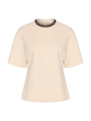 Soaked in Luxury SLMagana Glitter Short Sleeves Blouse - Image 5 of 6
