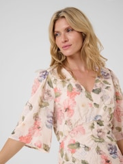 Cream CRHailey Floral Print Maxi Black Dress - Image 2 of 4