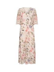 Cream CRHailey Floral Print Maxi Black Dress - Image 3 of 4