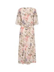 Cream CRHailey Floral Print Maxi Black Dress - Image 4 of 4