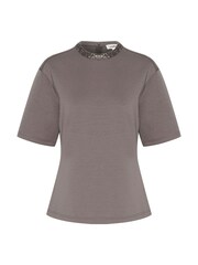 Soaked in Luxury SLMagana Glitter Short Sleeves Blouse - Image 5 of 6