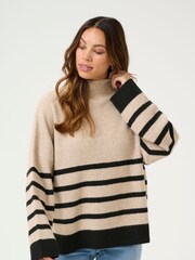 Loose Fit CRStari High Neck Pullover Jumper - Image 1 of 5