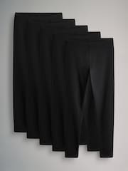 The Set Black 5 Pack Basic Leggings - Image 1 of 4
