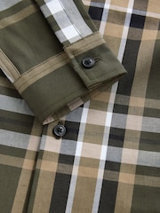 Green Long Sleeve Cotton Check Shirt (3-16yrs) - Image 9 of 9