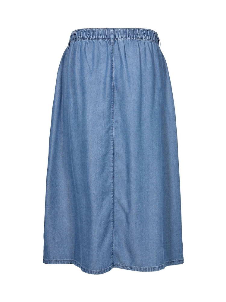 Cream Blue CRMolly Denim Midi Skirt - Image 6 of 6