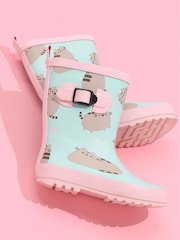 Vanilla Underground Blue Girls Pusheen Wellies - Image 3 of 6