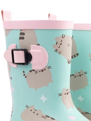 Vanilla Underground Blue Girls Pusheen Wellies - Image 4 of 6