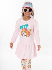 Vanilla Underground Pink 100% Cotton Paw Patrol Girls Dress and Leggings Set - Image 1 of 7