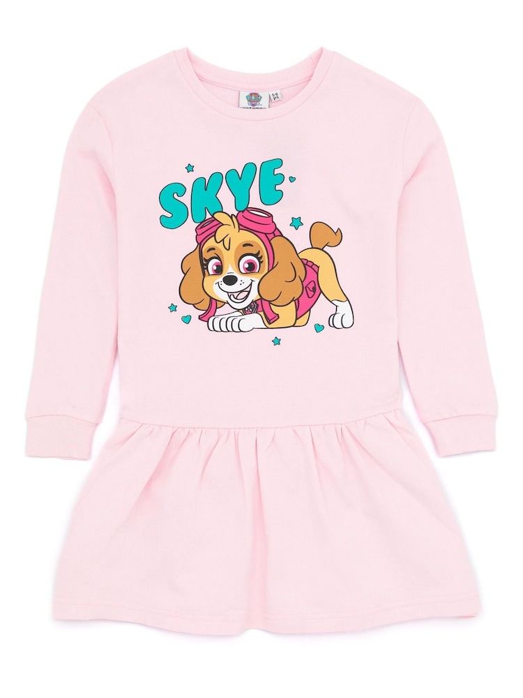 Vanilla Underground Pink 100% Cotton Paw Patrol Girls Dress and Leggings Set - Image 4 of 7