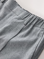 Grey Signature Regular Tapered 100% REDA Marino Wool Smart Trousers With Elasticated Back - Image 9 of 11
