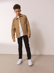 Tan Brown Canvas Overshirt (3-16yrs) - Image 2 of 10
