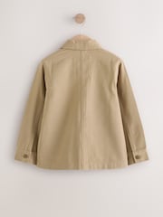 Tan Brown Canvas Overshirt (3-16yrs) - Image 8 of 10
