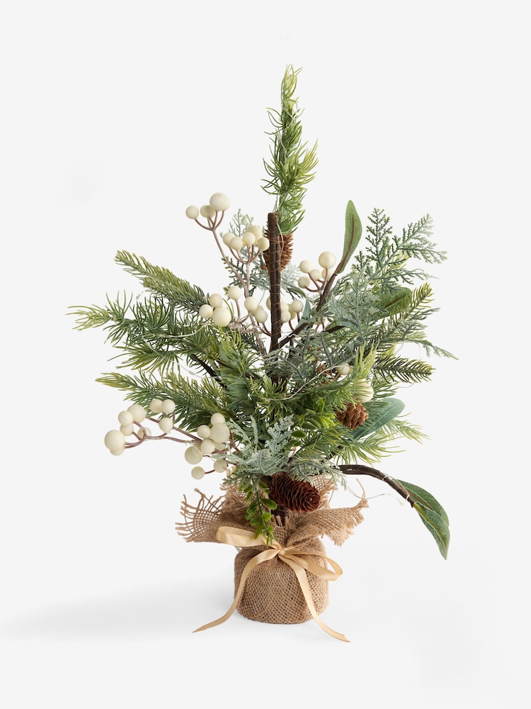 White Collection Luxe Frosty 1.5ft Pre Lit Christmas Tree - Image 7 of 7
