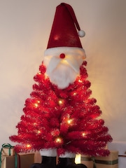 Red Santa Novelty Pre Lit 3ft Christmas Tree - Image 2 of 4