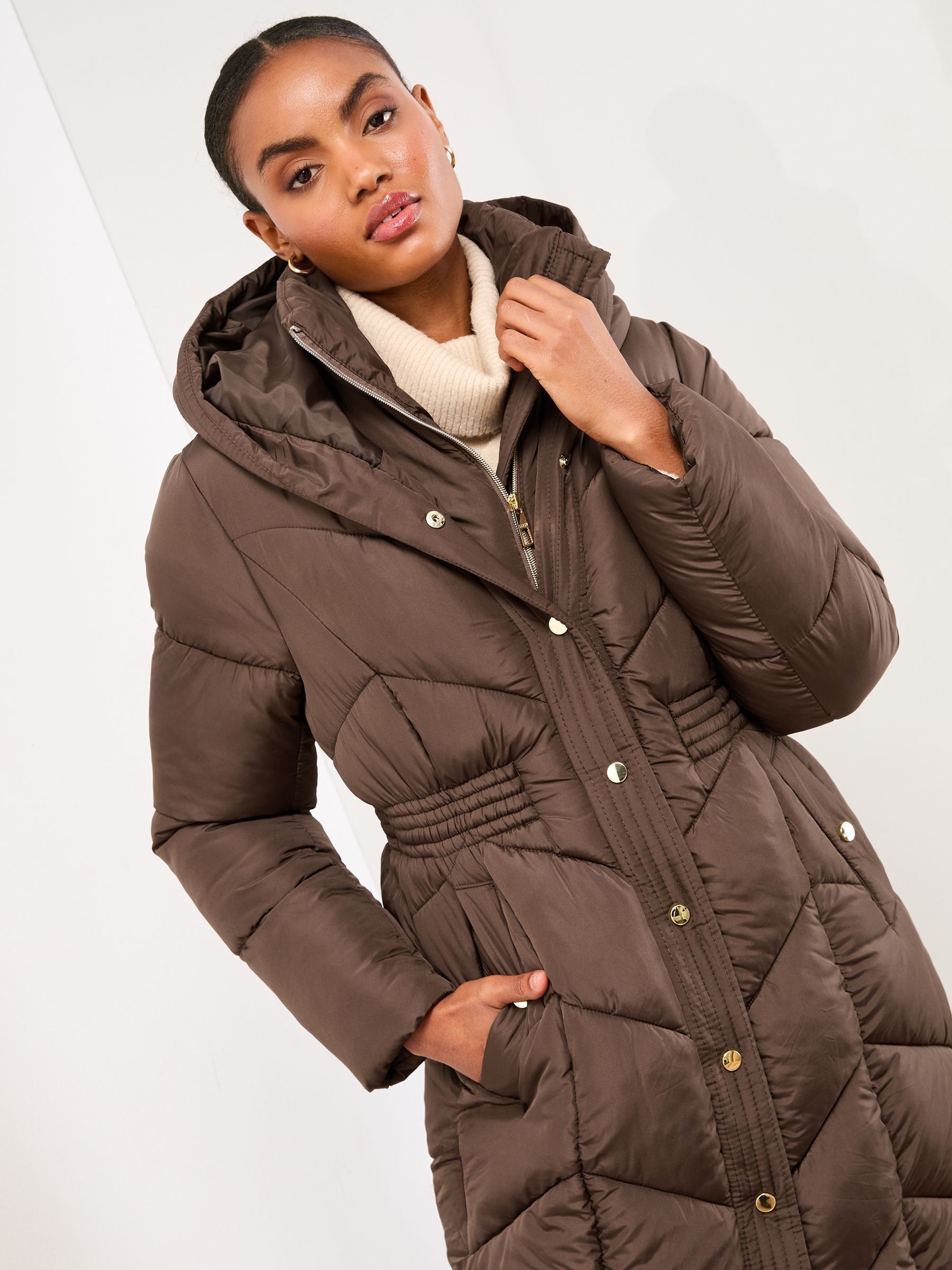 cozy brown jacket outer / 大人s（mom） Women's Evelyn Belted Jacket – OutbackTrading.com