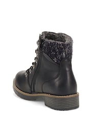 Pavers Black Extra-Wide Padded Cuff Ankle Boots - Image 3 of 5