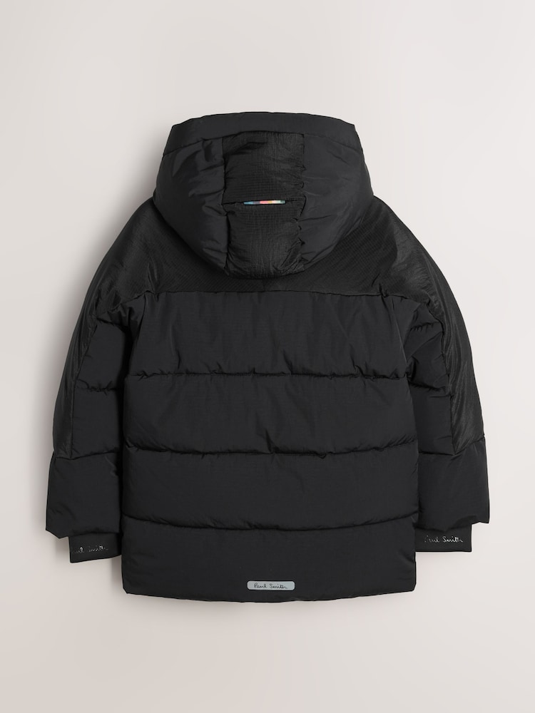 Paul Smith Junior Shower Resistant Black Padded Coat - Image 2 of 9