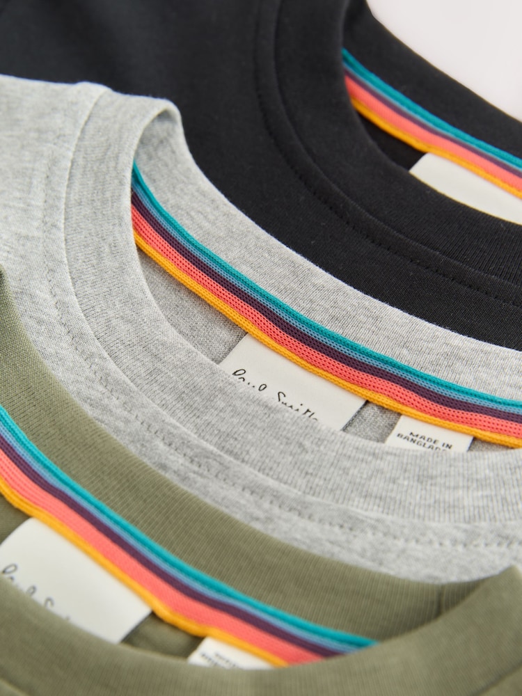 Paul Smith Junior Boys Signature T-Shirts 3 Pack - Image 8 of 9